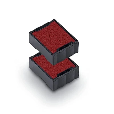 Abbildung von Trodat Ersatzkissen 6/4921 für Printy 4921 Stempelfarbe rot, Abdruck 12x12mm, 2er Pack