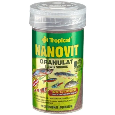 Abbildung von TROPICAL Nanovit Granulat Futter für Aquarienfische 100 ml/70 g