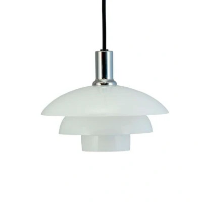 Abbildung von Dyberg Larsen Pendellampe Morph, opal, Ø 21 cm, Glas