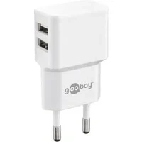 Abbildung von GOOBAY USB Lader 44952, 2 fach, 2,4 A, 12 W, weiß Ladegerät