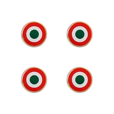 Abbildung von 4R Quattroerre.it 14121 3D Aufkleber vier Kokarde Italien