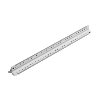 Abbildung von M + R Dreikantlineal 30,0 cm, weiß