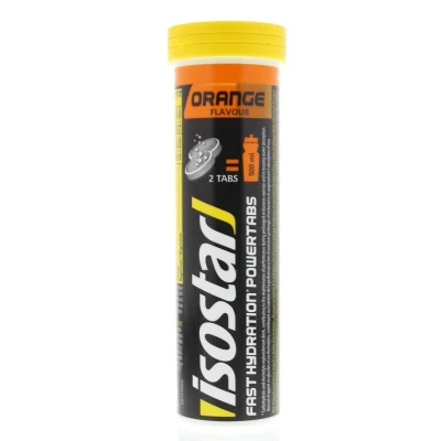 Abbildung von Isostar Hydrate &amp; Perform Powertabs mit Zitronengeschmack Brausetabletten für Isotonische Getränke 10 Tabletten 180463