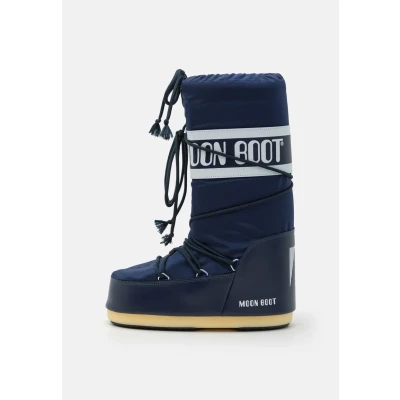 Abbildung von Moon Boot ICON Unisex Schnürstiefel, Größe: 39 41, Blue Schuhe