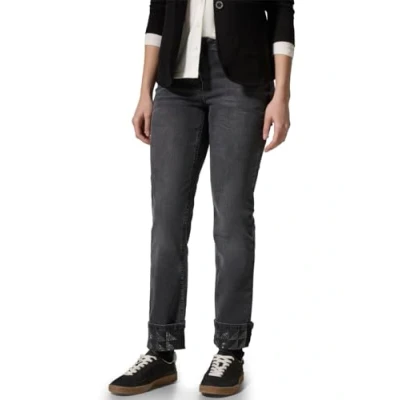 Abbildung von Cecil MIT Turnup Jeans Slim Fit, Damen, Größe: 26x30, Transparent men
