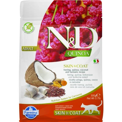 Abbildung von N&amp;D Quinoa Katzenfutter Skin &amp; Coat Hering 300 gr.
