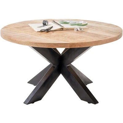 Abbildung von Home affaire Couchtisch &quot;Ace&quot;, rund, Tisch in Massivholz Mango