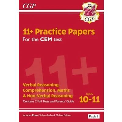 Abbildung von 11+ CEM Practice Papers: Ages 10 11 Pack 1 (with Parents&#039; Guide &amp; Online Edition) (CGP 11)