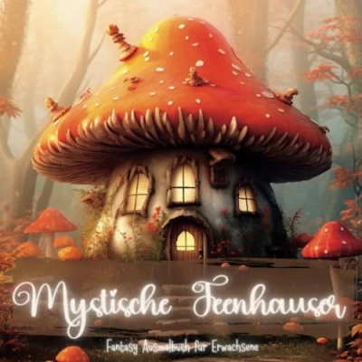 Abbildung von Mystische Feenhäuser Fantasy Ausmalbuch für Erwachsene: Verzauberndes Stressabbauendes Malbuch Erwachsene mit Feenhäuschen, Baumhäusern, ... in die Welt der Fantasie und Magie bietet.