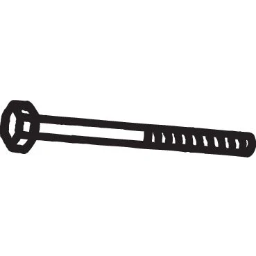 Abbildung von BOSAL 258 835 Schraube, Abgasanlage M8 35 VOLKSWAGEN: Sharan I, Golf 5 Schrägheck, Passat B5 GP Variant, OPEL: Corsa C Senator B, Zafira A