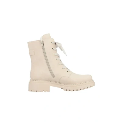 Abbildung von Rieker Schnürstiefelette, Damen, Größe: 38, Offwhite Schuhe