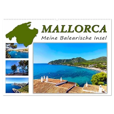 Abbildung von MALLORCA, Meine Balearische Insel (Wandkalender 2025 DIN A2 quer), CALVENDO Monatskalender