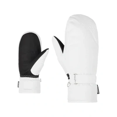 Abbildung von Ziener Damen KISARI Ski Fäustling/Wintersport wasserdicht, PFC frei, White, 8,5