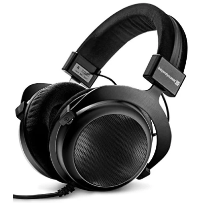 Abbildung von beyerdynamic DT 880 hochwertige, halboffene Over Ear Kopfhörer mit HiFi Stereo, 250 Ohm, Schwarz, Limitierte Edition
