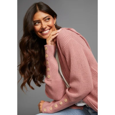 Abbildung von Laura Scott Kapuzenstrickjacke