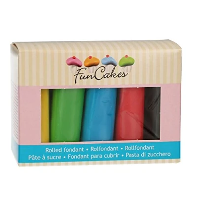 Abbildung von FunCakes Rollfondant Multipack Essential Colours, 500 g