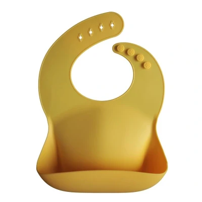 Abbildung von Mushie Silikon Lätzchen Mineral Yellow
