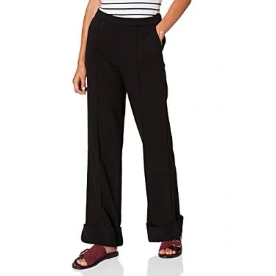 Abbildung von NA KD Damen Wide Leg Jersey Pants Trainingshose, Schwarz, XL