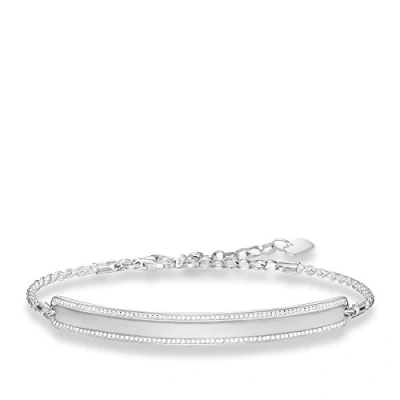 Abbildung von Thomas Sabo Damen Schildarmband 925 Sterlingsilber LBA0009 051 14 L21v