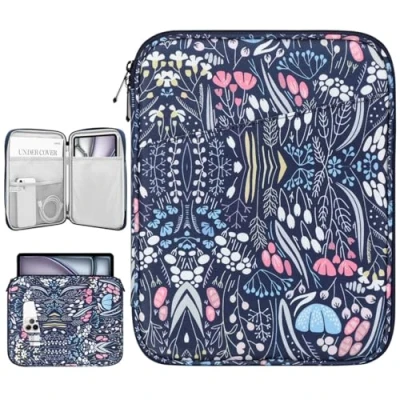 Abbildung von Dadanism 12,9 Zoll Tablet Tasche Sleeve Kompatibel mit iPad Pro 12,9&quot; M2 6./5./4./3. Gen, Pro/iPad Air 13&quot; 2024, 12,4&quot; Galaxy Tab S9 FE+/S9+/S8+/S7 FE/S7+,12,3&quot; Surface 7/6/5/4/X, Nacht Blau