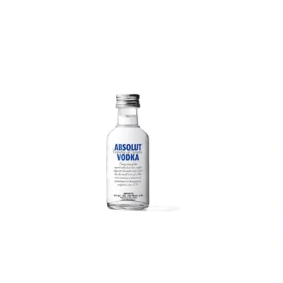 Abbildung von Absolut Vodka Original Miniatur 12er Pack Der schwedische Klassiker in 12 kleinen Flaschen Ideal für unterwegs x 50 ml