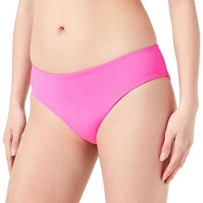 Abbildung von Hurley Damen Solid Full Bottom Bikinihöschen, Dragonfruit, M