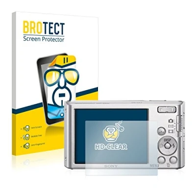 Abbildung von BROTECT (2 Stück Schutzfolie für Sony Cyber Shot DSC W830 Displayschutz Folie Ultra Klar
