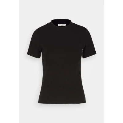 Abbildung von Marc O&#039;Polo Denim Shortsleeve Roundneck SLIM FIT Tshirt basic, Damen, Größe: Medium, Black