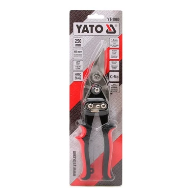 Abbildung von YATO YT 1960 Blechschere 250, 40mm 56HRC 62HRC 1.5mm