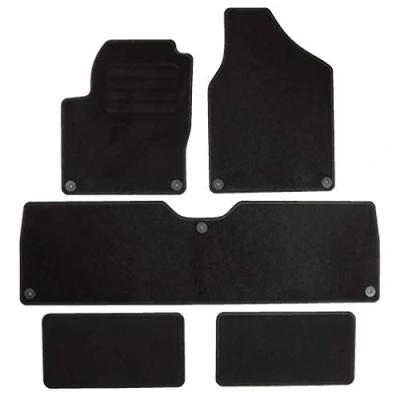 Abbildung von TEXER Textil Fußmatten Passend für Ford Galaxy I 7 Sitzer Bj. 1995 2006 Basic