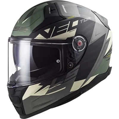 Abbildung von LS2, Integralhelme motorrad VECTOR II Absolute mat black silver, S