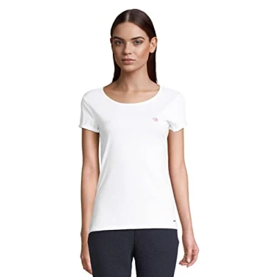 Abbildung von TOM TAILOR Denim Damen Basic T Shirt 1031978, 20000 White, XL