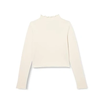 Abbildung von s.Oliver MIT Stehkragen Langarmshirt für Kinder, Größe: 146/152, Helles sand