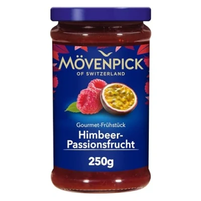 Abbildung von Mövenpick Gourmet Frühstück Himbeer Passionsfrucht, Fruchtaufstrich, 250 g