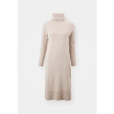 Abbildung von ONLY Onlbrandie ROLL NECK Strickkleid, Damen, Größe: Medium, Pumice stone