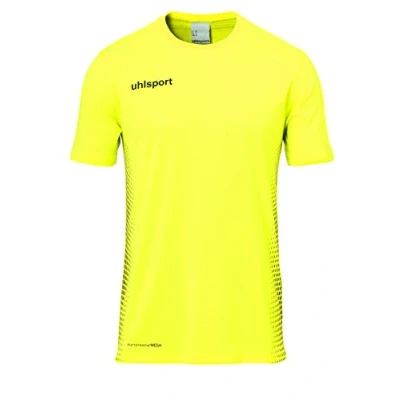 Abbildung von Uhlsport Kinder Score Trikot&amp;Shorts Kit, Fluo gelb/Schwarz, 116