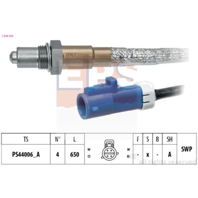 Abbildung von EPS 1.998.300 Lambdasonde Made in Italy OE Equivalent beheizt, Planarsonde, Gewinde vorgefettet FORD: Focus 3 Turnier, 2 Schrägheck