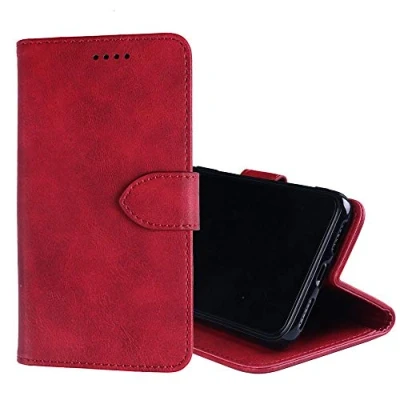 Abbildung von Motorola Moto Z2 Play Hülle,Motorola Lederhülle,Handyhülle im Brieftasche Stil für Play. Schutzhülle mit [Minimalistisches][Standfunktion][Kartenfach][Magnetverschluss]