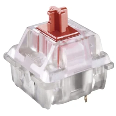 Abbildung von Packung mit Cherry MX Tastenschaltern für Mechanische Tastaturen Plate Mounted Switches MX1AL1NA (Cherry RGB Red, 90 Stück)