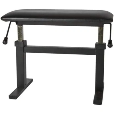 Abbildung von GEWA Pianobank Deluxe Auto Lift XL (Metallgestell, 40 140 kg, Sitzfläche von 64x33 cm, Gasdruckfeder, Höhe 42 bis 56 cm), Schwarz hochglanz