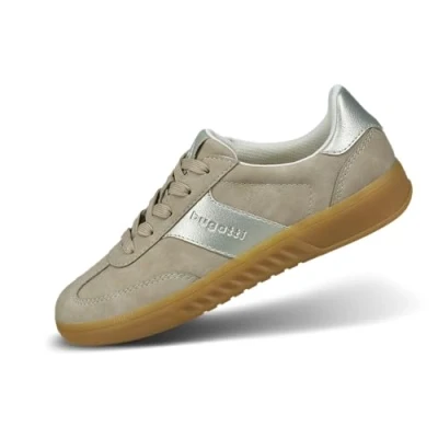 Abbildung von bugatti Sneaker low, Damen, Größe: 36, Sand/gold Schuhe