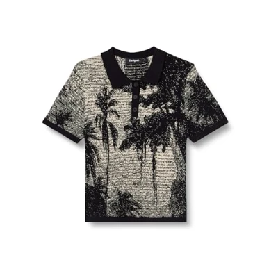 Abbildung von Desigual Damen 25SWTK49 T Shirt, Black, XS
