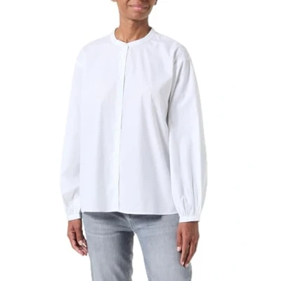 Abbildung von Tommy Hilfiger Damen Bluse Balloon Blouse Langarm, Weiß (Th Optic White), 46