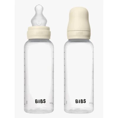 Abbildung von BIBS Medium Flow Fläschchen Silicone 2er Pack 270 ml, Ivory
