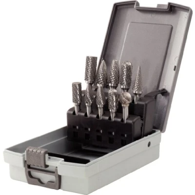 Abbildung von KS TOOLS 515.3220 Fräser Satz Hartmetall Kunststoffkassette