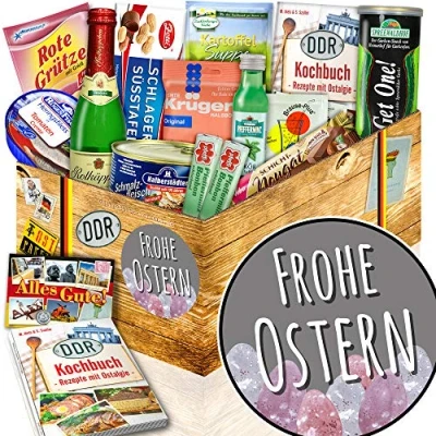 Abbildung von Frohe Ostern/Ostpakete DDR/leckere Geschenke Ostern