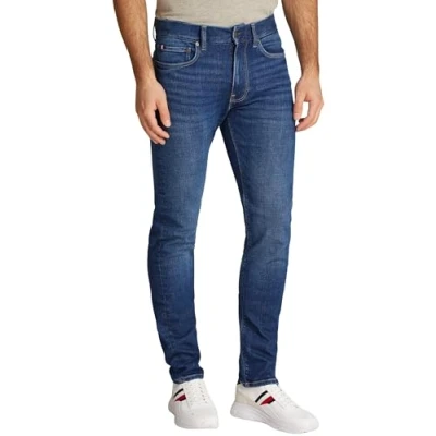 Abbildung von Tommy Hilfiger Slim Bleecker Jeans Fit, Herren, Größe: 31x34, Texas indigo