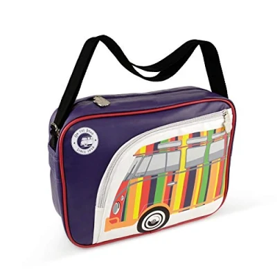 Abbildung von VW Collection by Brisa Volkswagen T1 Bulli BUS RETRO/VINTAGE Handtasche, Größe: One Size, Lila