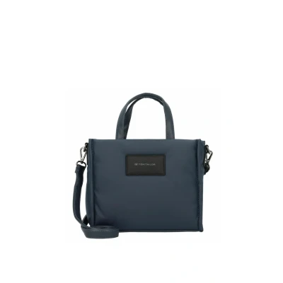 Abbildung von TOM TAILOR Patti Damen Shopper Umhängetasche Reißverschluss Klein Blau