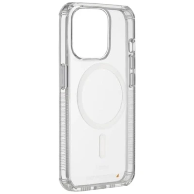 Abbildung von Hama Handyhülle „Extreme Protect“ für iPhone 15 Pro Max und MagSafe (D3O Bumper, stoßfest, sturzsicher, bruchsicher, durchsichtige Hülle ohne Vergilben, magnetisches Case induktives Laden)